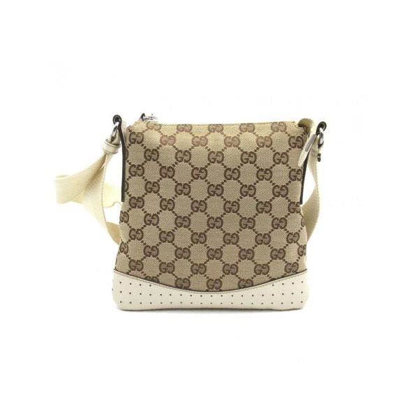 Pre Loved Gucci GG Canvas Messenger Bag Women BagsCrossbody Bag - Picture 2 of 8